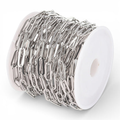 x20 cm Chaîne Maille Trombone – Acier Inoxydable 304