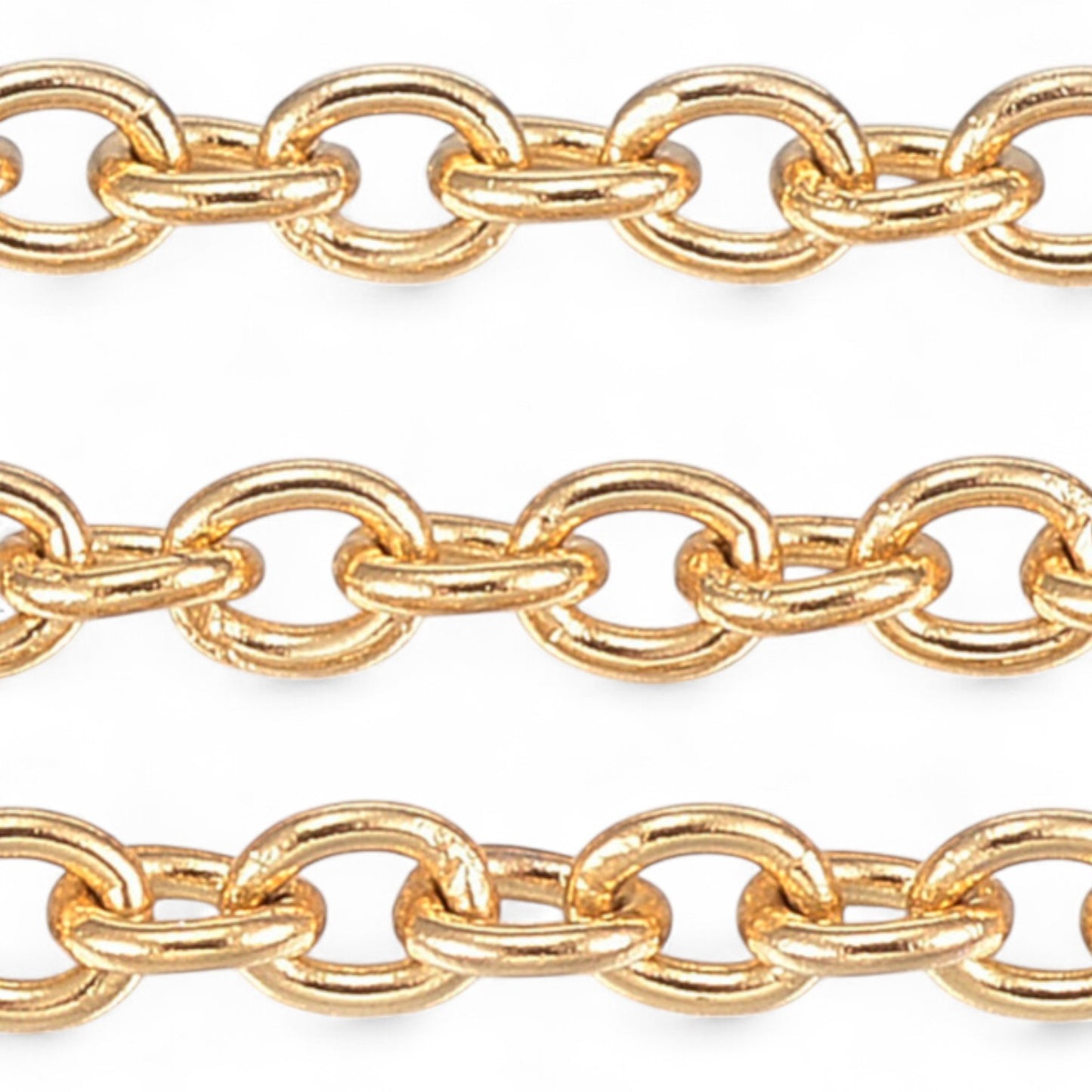 x20cm Chaîne à Maillons Soudés – Acier Inoxydable 304 – 2,5 x 2 mm