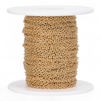 x20cm Chaîne à Maillons Soudés – Acier Inoxydable 304 – 2,5 x 2 mm