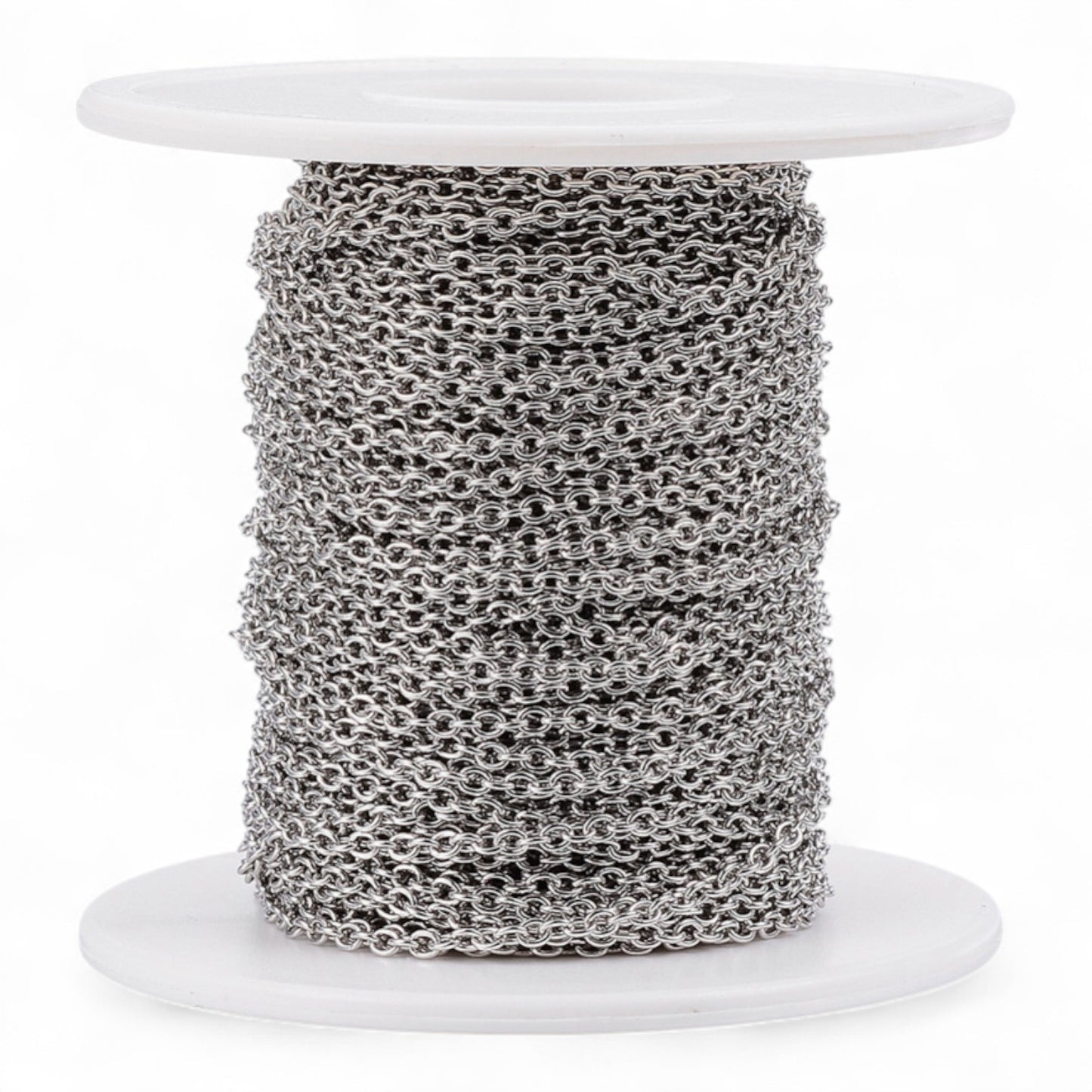 x20cm Chaîne à Maillons Soudés – Acier Inoxydable 304 – 2,5 x 2 mm