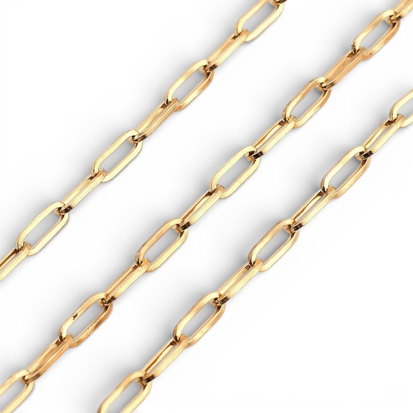 x20 cm Chaîne Maille Trombone – Acier Inoxydable 304