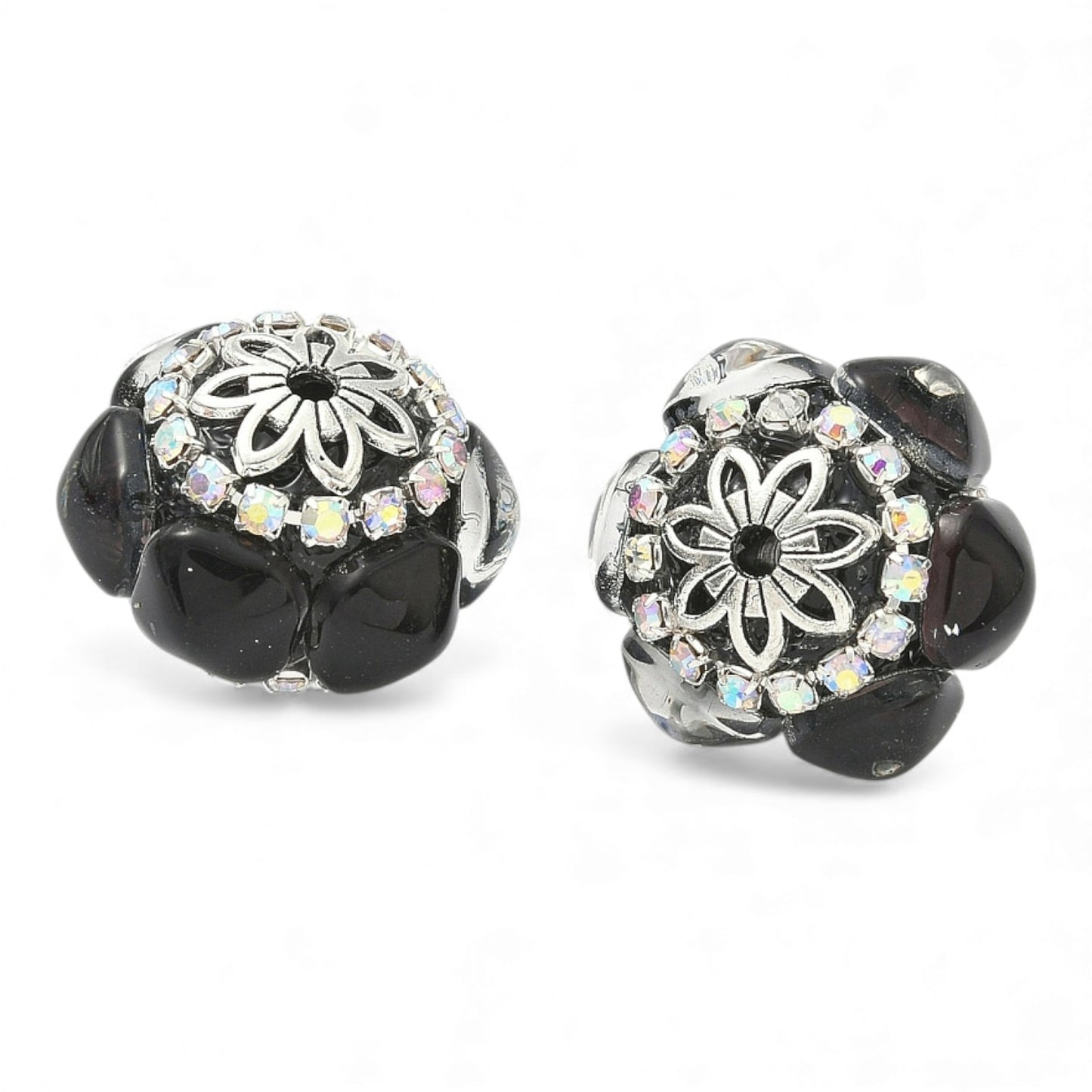 x1 Perle Rondelle en Strass Acrylique – Pour Stylos et Bijoux – 21,5 mm