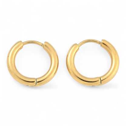 1 paire Boucles d’Oreilles Créoles Acier Inoxydable 304 et 316 – 16, 23 ou 25 mm