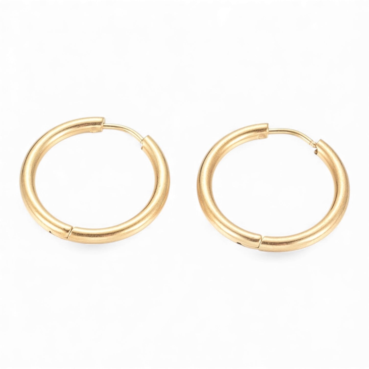 1 paire Boucles d’Oreilles Créoles Acier Inoxydable 304 et 316 – 16, 23 ou 25 mm