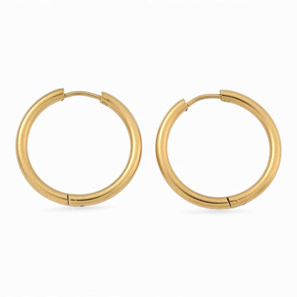 1 paire Boucles d’Oreilles Créoles Acier Inoxydable 304 et 316 – 16, 23 ou 25 mm