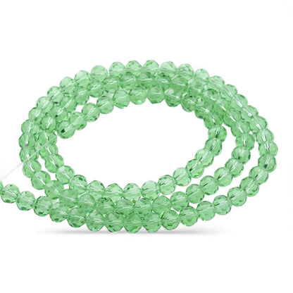 x1 Fil de Perles en Verre Facettées – 8 mm – Couleurs au choix (32 facettes)