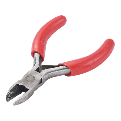 Mini Pinces à Bijoux en Acier au Carbone – Lot de 3 – Rouge