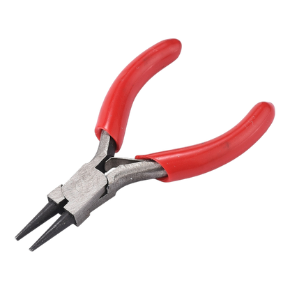 Mini Pinces à Bijoux en Acier au Carbone – Lot de 3 – Rouge