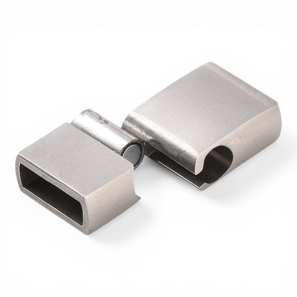 Fermoir Magnétique Rectangulaire en Acier Inoxydable 304 – Doré ou Acier – 20 mm