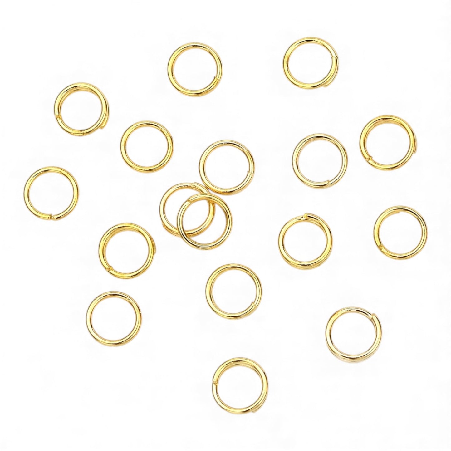 x20 Anneaux Doubles Ouverts en Acier Inoxydable 304 – 0,5 x 5 mm