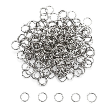 x20 Anneaux Doubles Ouverts en Acier Inoxydable 304 – 0,5 x 5 mm