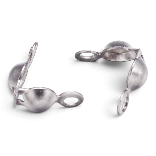 x20 Embouts de perles / Cache nœuds en Acier Inoxydable 304 – 8 mm