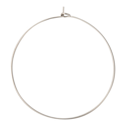 x5 paires Créoles en acier chirurgical 316L – Plaqué or 18K ou acier – 30 ou 40 mm
