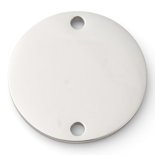 Breloques de Connexion à Graver en Acier Inoxydable 304 – 20 mm