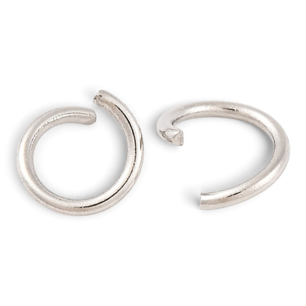 x20 Anneaux de jonction ouverts – Acier inoxydable 4, 5 ou 6 mm