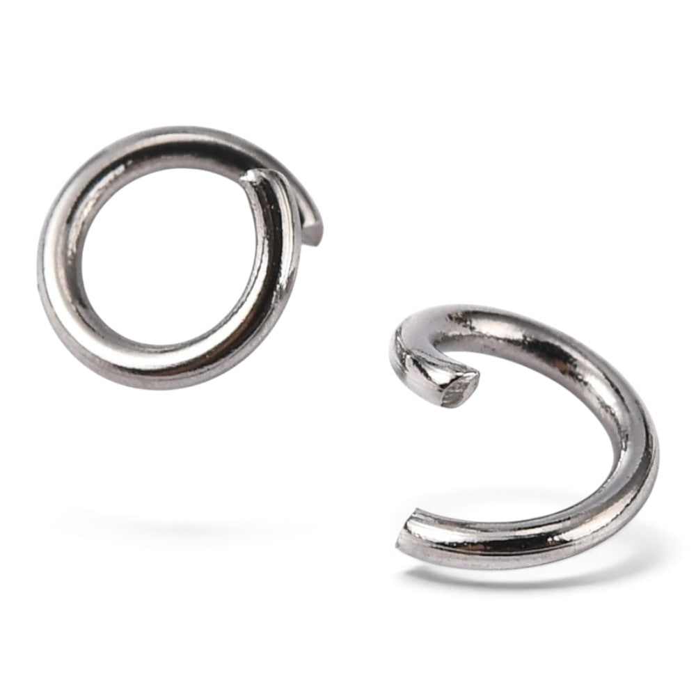 x20 Anneaux de jonction ouverts – Acier inoxydable 4, 5 ou 6 mm