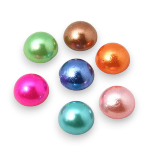 Cabochons Demi-Perles en Acrylique – 4 mm