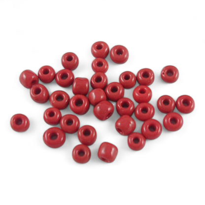 Perles de rocaille en verre 3mm – Couleurs opaques au choix - 25g