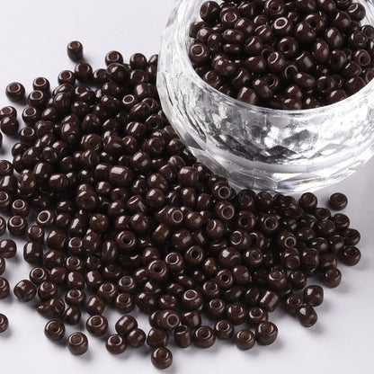 Perles de rocaille en verre 3mm – Couleurs opaques au choix - 25g