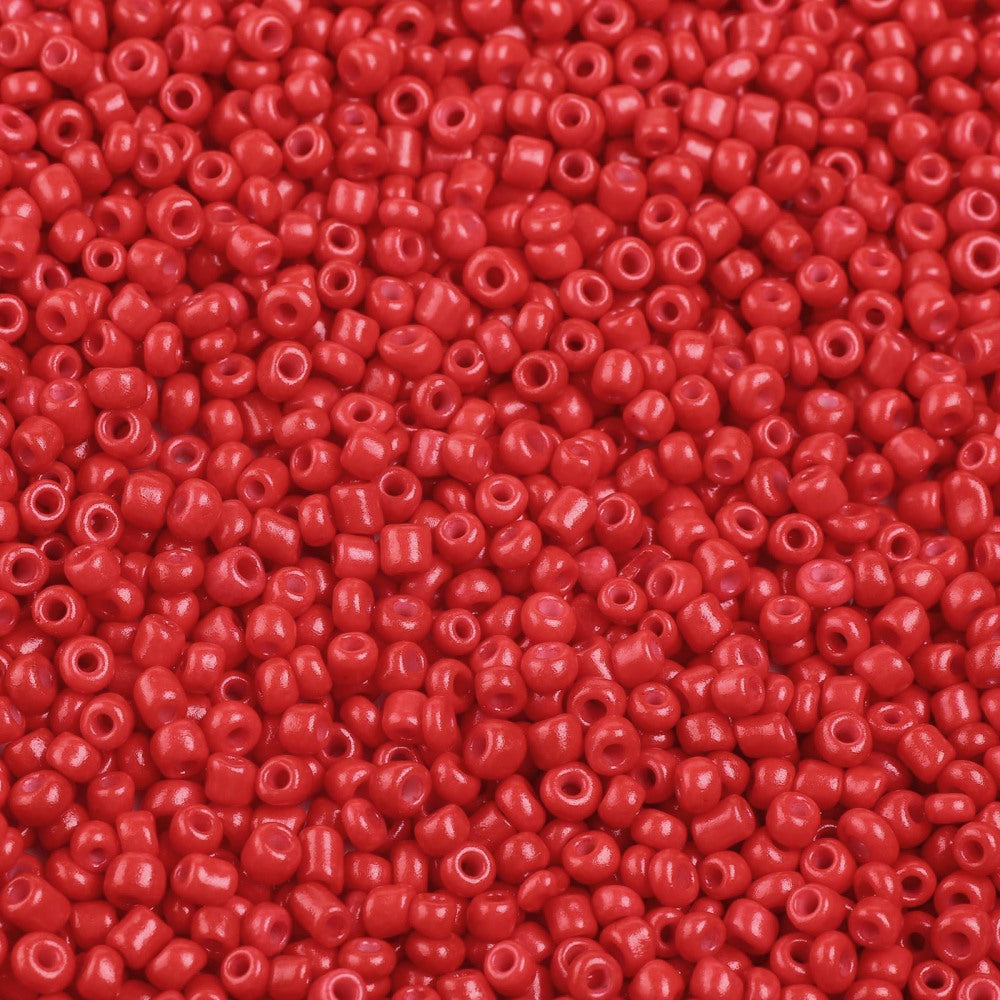 Perles de rocaille en verre 3mm – Couleurs opaques au choix - 25g