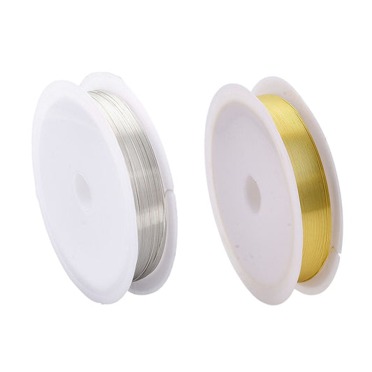 Fil de Cuivre Rond Plaqué – 0,6 mm – Bobine de 5 m