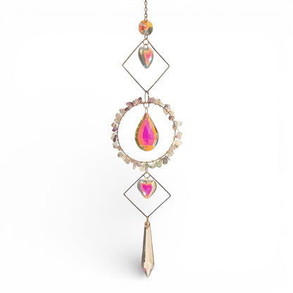 Attrape-Soleil en Cristaux et Pierres Naturelles – Cercle Énergétique Lumineux