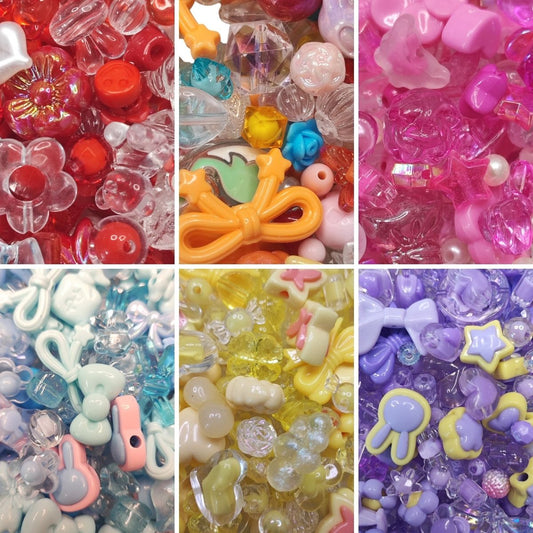 Collection "Magicolor" – Perles acryliques multicolores x20g