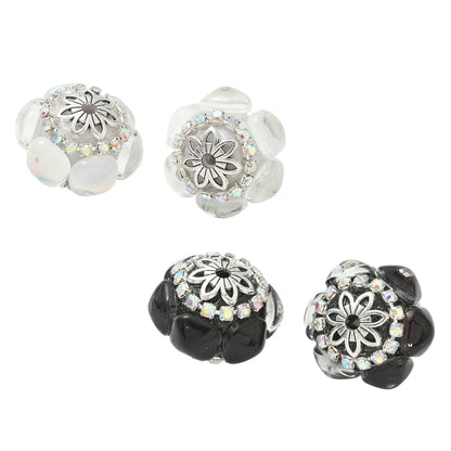 x1 Perle Rondelle en Strass Acrylique – Pour Stylos et Bijoux – 21,5 mm