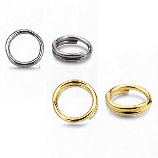 x20 Anneaux Doubles Ouverts en Acier Inoxydable 304 – 0,5 x 5 mm