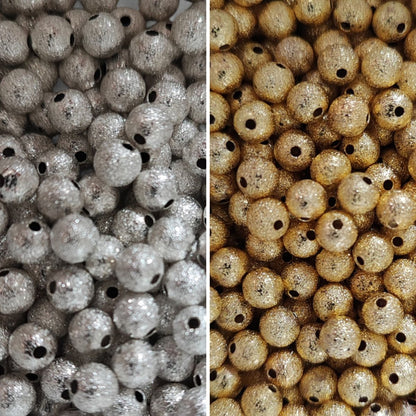 x10 Perles Intercalaires – Métal Martelé – 6 mm