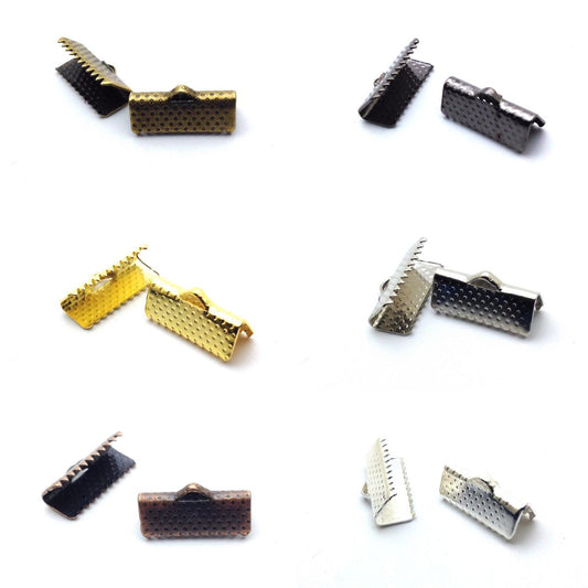 x4 Pinces Ruban – 16 mm – Métal Couleurs au choix