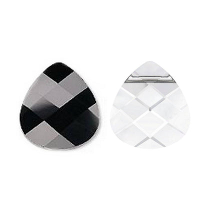 Pendentif Briolette Swarovski Elements – 15,4 mm – Crystal ou Jet