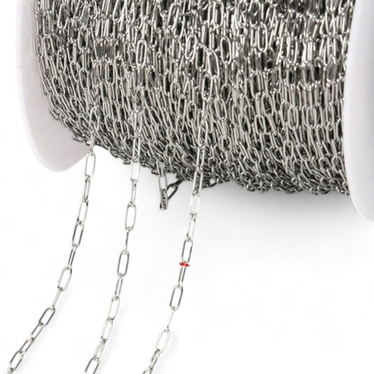 Chaîne Maille Trombone – Acier Inoxydable 304 – 1 mètre