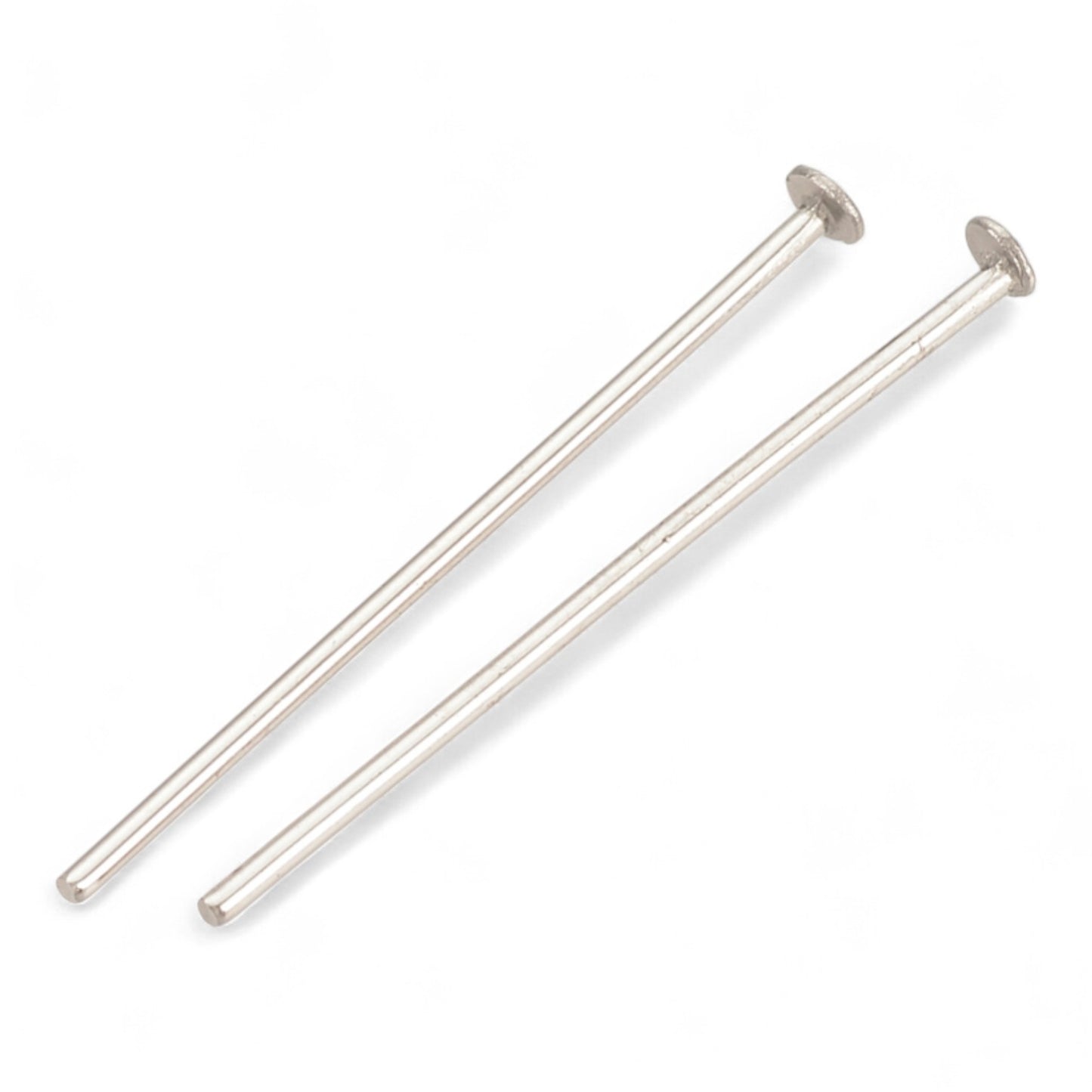 x20 Tiges à Tête Plate – Acier Inoxydable 304 Résistant au Ternissement – 40 mm