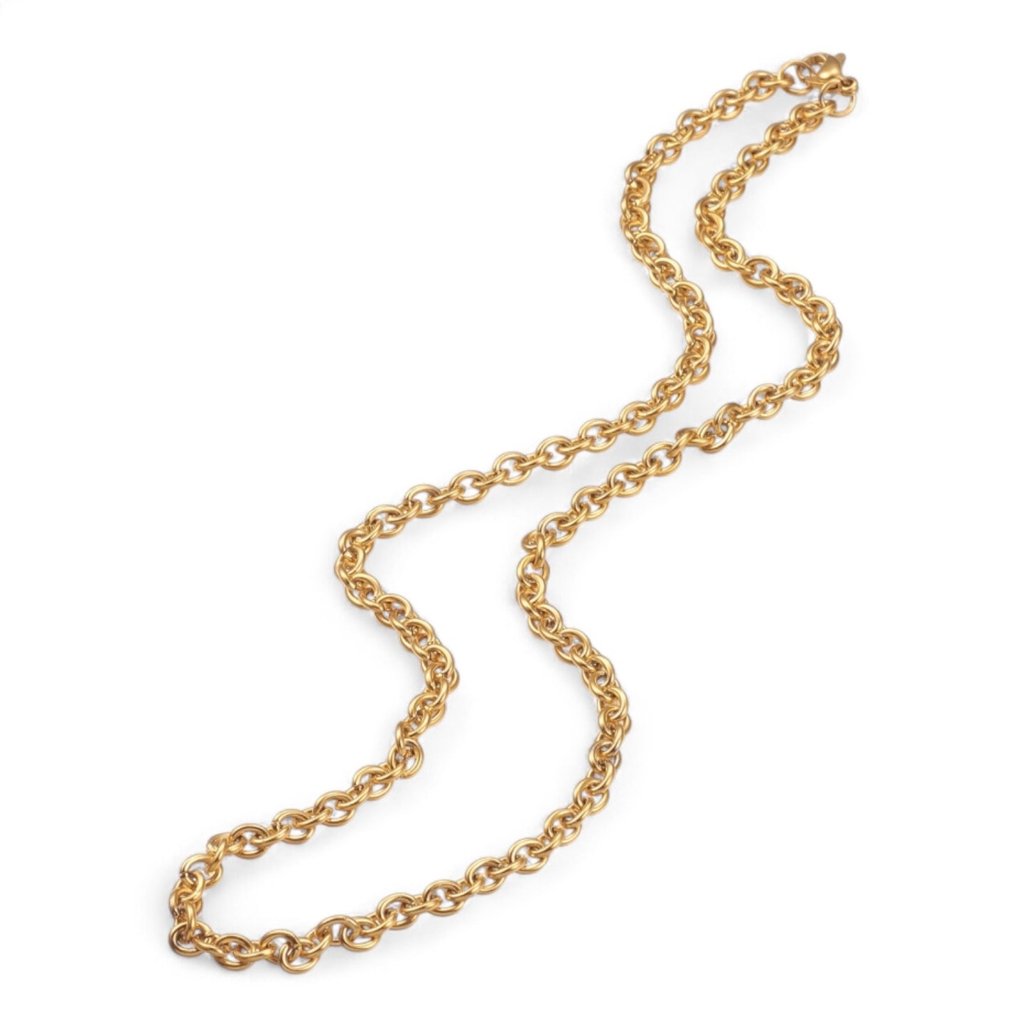 Collier en Acier Inoxydable 304 – Acier ou Doré – 45 cm