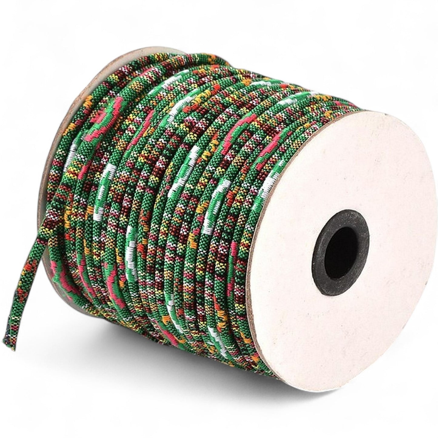 50cm de Cordon Tissu Ethnique – Couleurs au choix – Ø 4 mm