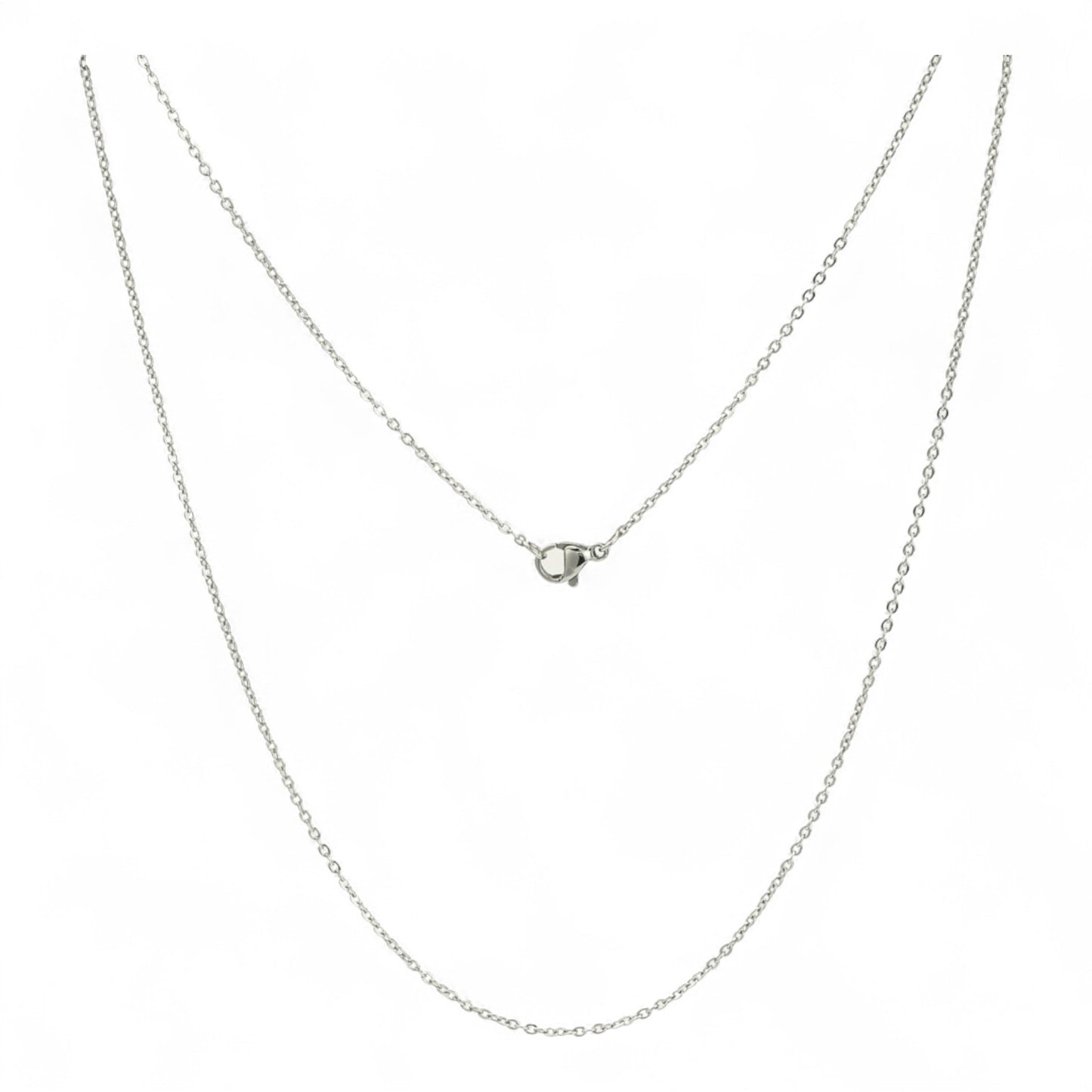 Collier en Acier Inoxydable 304 – Acier ou Doré – 50 cm