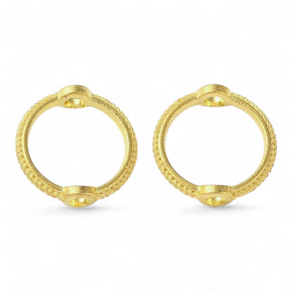 x20 Cadres de Perles en Alliage – Argenté ou Doré – Ø 10,5 mm