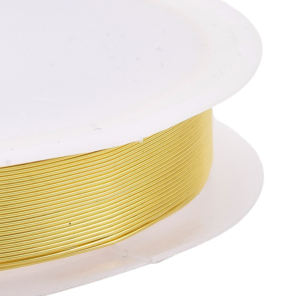Fil de Cuivre Rond Plaqué – 0,6 mm – Bobine de 5 m