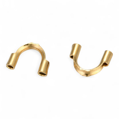 x10 embouts pont de Protection en Acier Inoxydable Chirurgical 316 – Argenté ou Plaqué IP – 6,3 à 7 mm