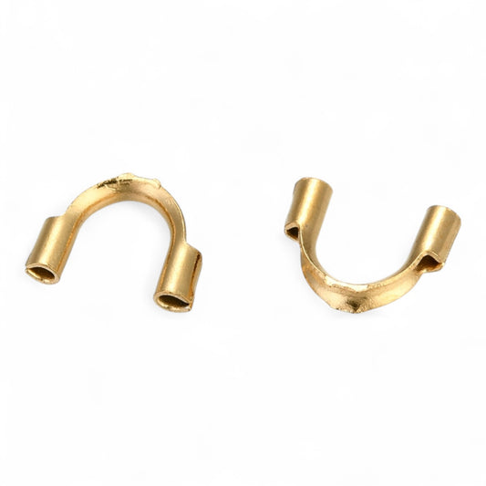 x10 embouts pont de Protection en Acier Inoxydable Chirurgical 316 – Argenté ou Plaqué IP – 6,3 à 7 mm