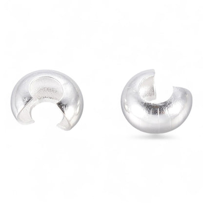 50 Crimp Beads Cover – Cache-perles à écraser ou à nœud: 4mm