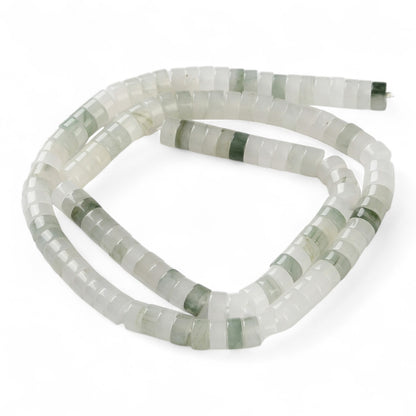 x20 Perles Heishi en Quartz Naturel – Disques 6 x 3 mm