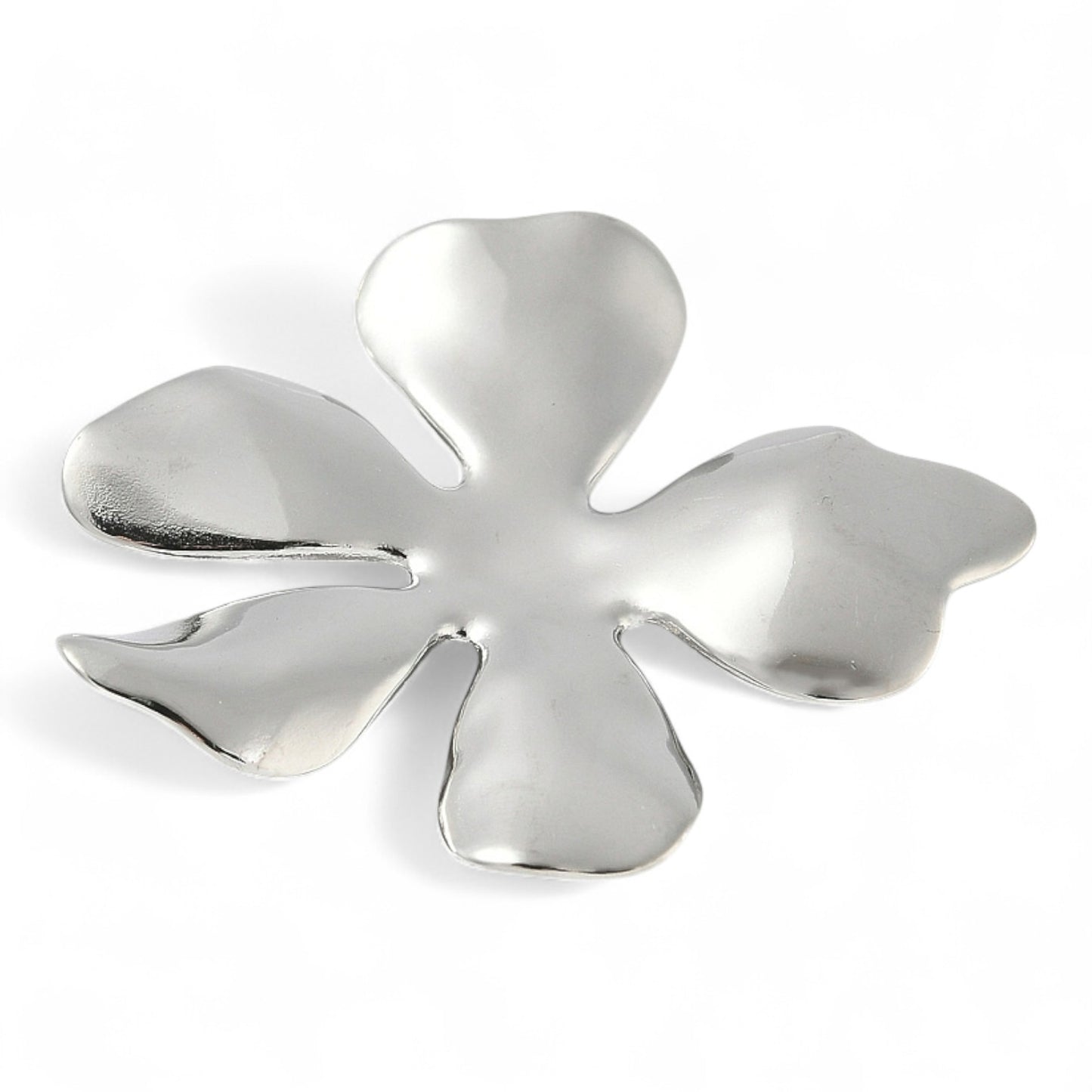 Pendentif Fleur en Acier Inoxydable 304 – 47 mm