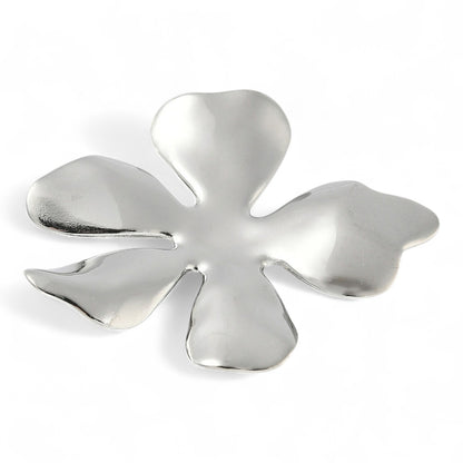 Pendentif Fleur en Acier Inoxydable 304 – 47 mm