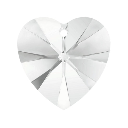 Pendentif Cœur Swarovski Elements – Crystal – 18 mm