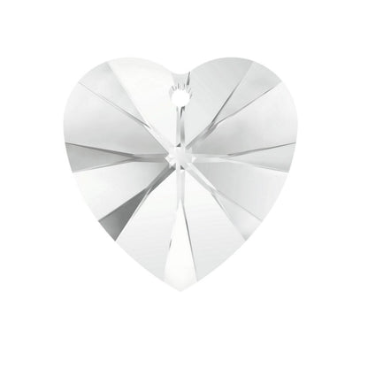 x1 Pendentif Cœur Swarovski Elements Cristal – 14 mm