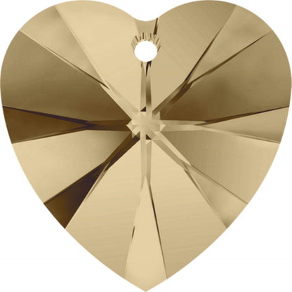 Pendentif Cœur Swarovski Elements – Couleurs au choix – 40 mm