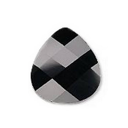 Pendentif Briolette Swarovski Elements – 15,4 mm – Crystal ou Jet