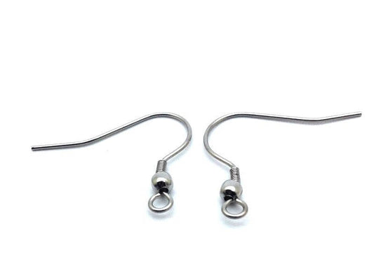 Crochets d'oreilles en Acier Inox